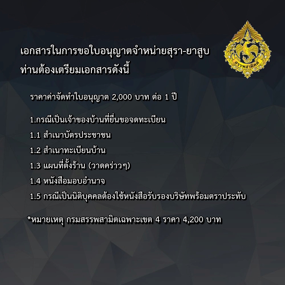 ใบอนุญาต 1